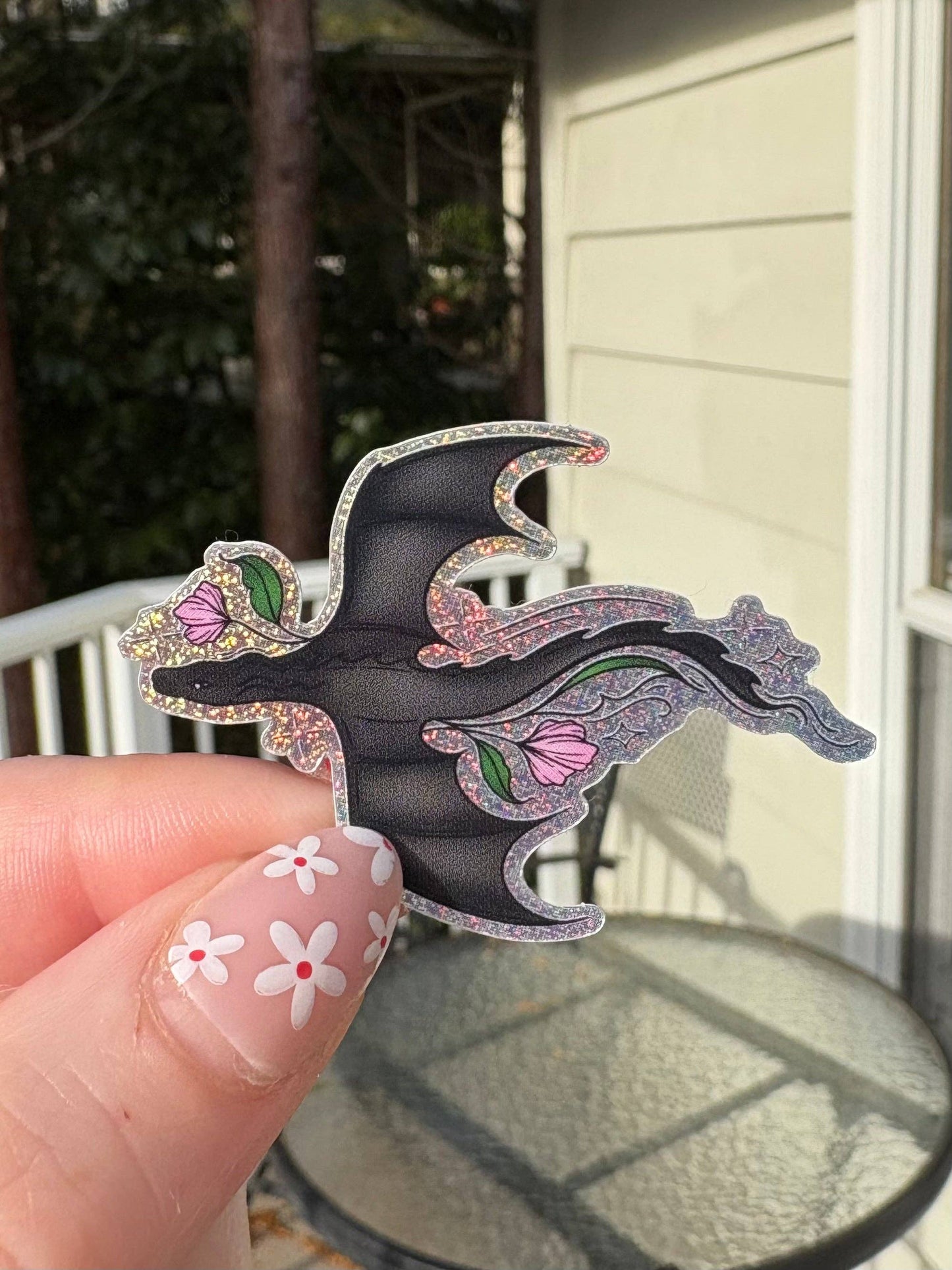 Abraxos Inspired Crushed Glitter Sticker