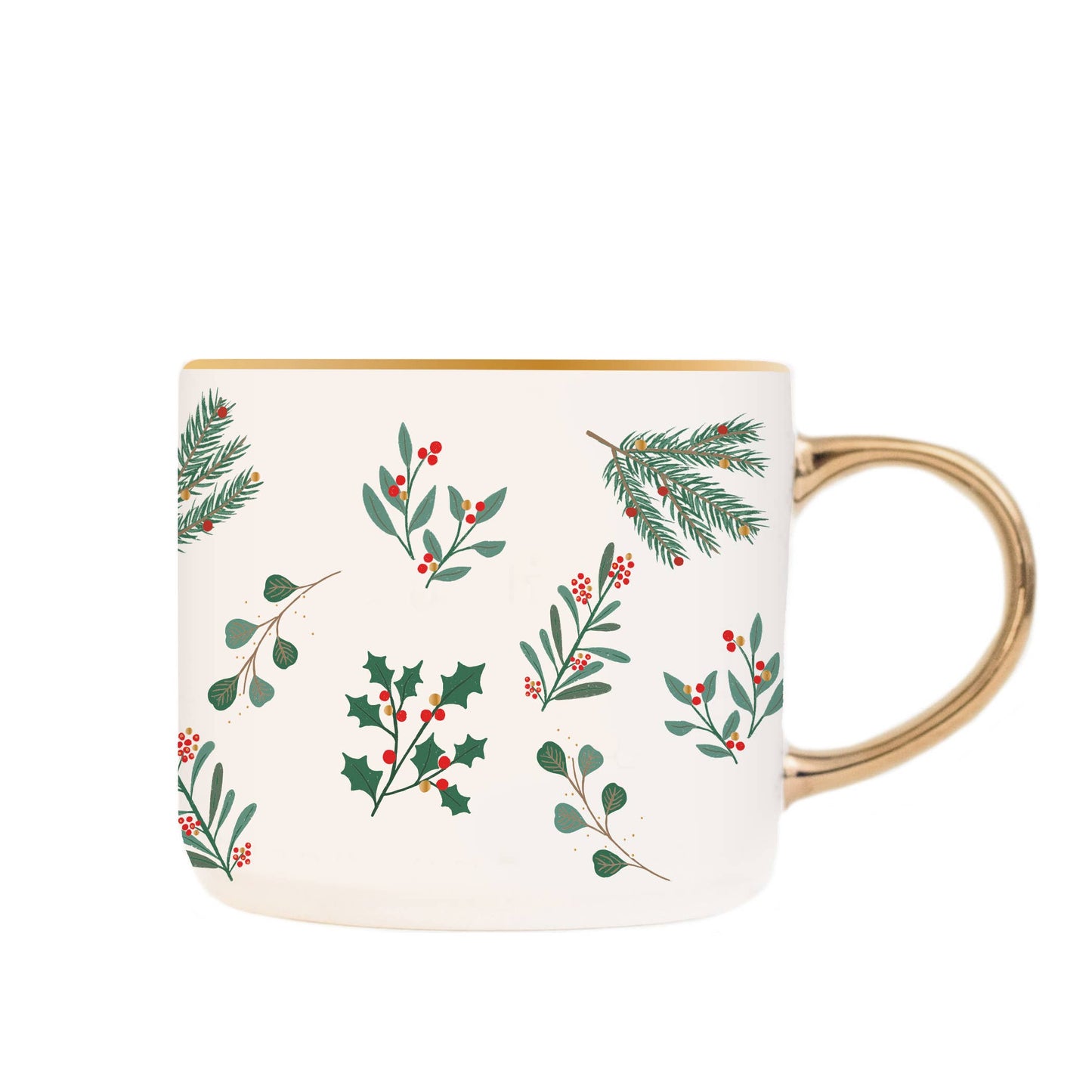 Greenery Coffee Mug - Christmas Decor & Gifts