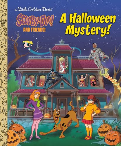 A Halloween Mystery! (Scooby-Doo and Friends) - (Little Golden Book) by David Croatto (Hardcover)