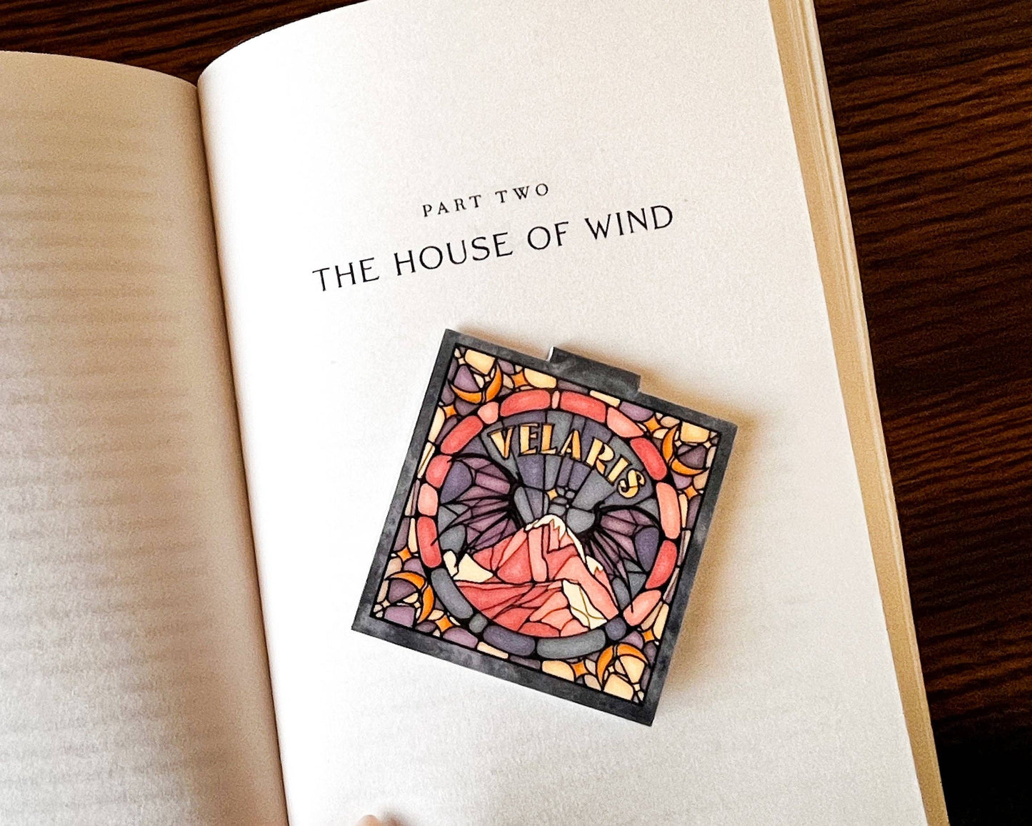 Magnetic Bookmark - Velaris Stained Glass Bookish Gift