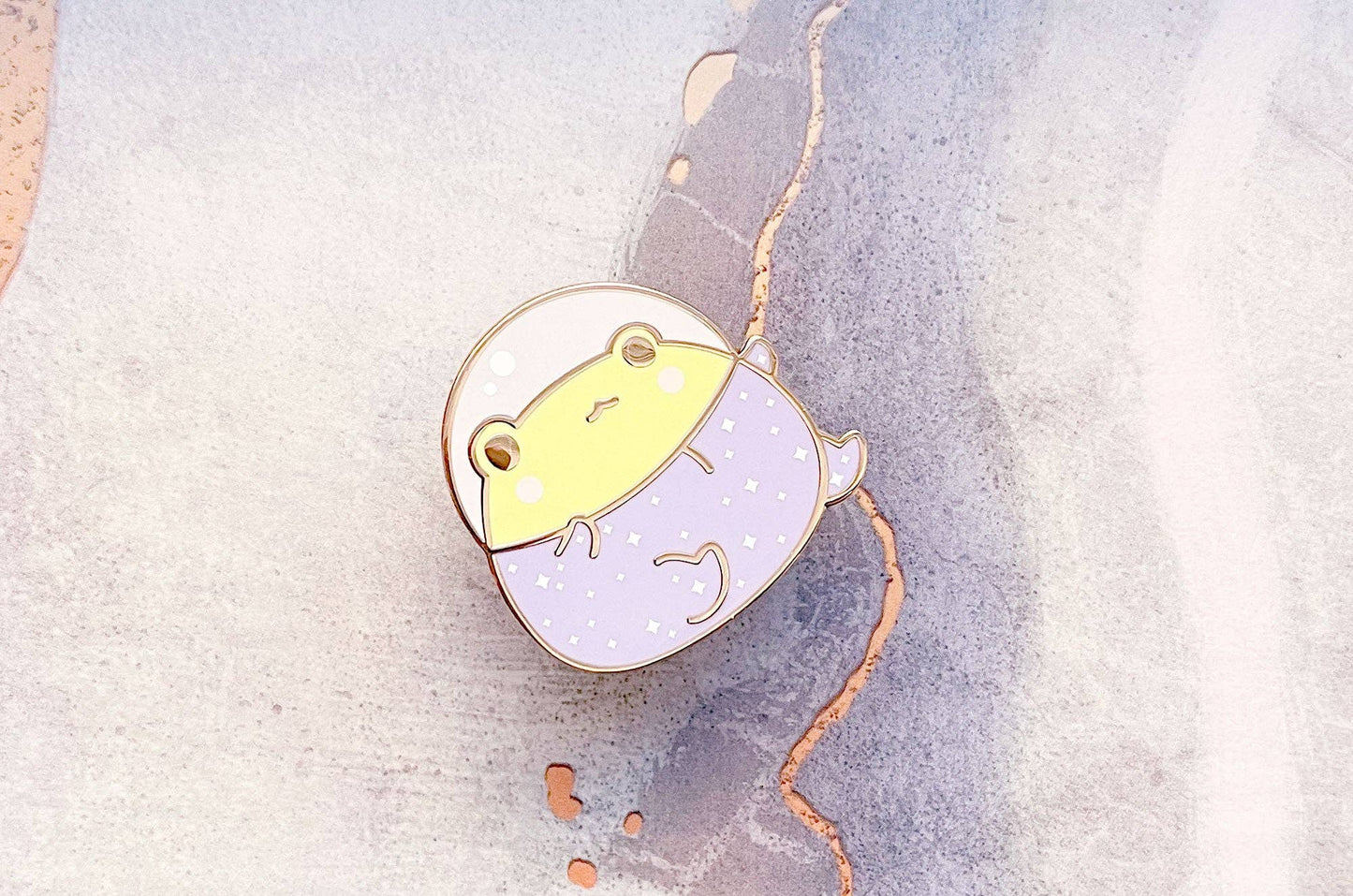 Gogo the Space Frog Enamel Pin