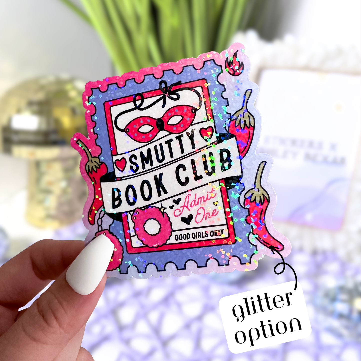 TBR Book Bookish Bookstore Waterproof Vinyl Sticker RB3