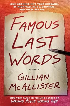 Famous Last Words - by Gillian McAllister (Hardcover)