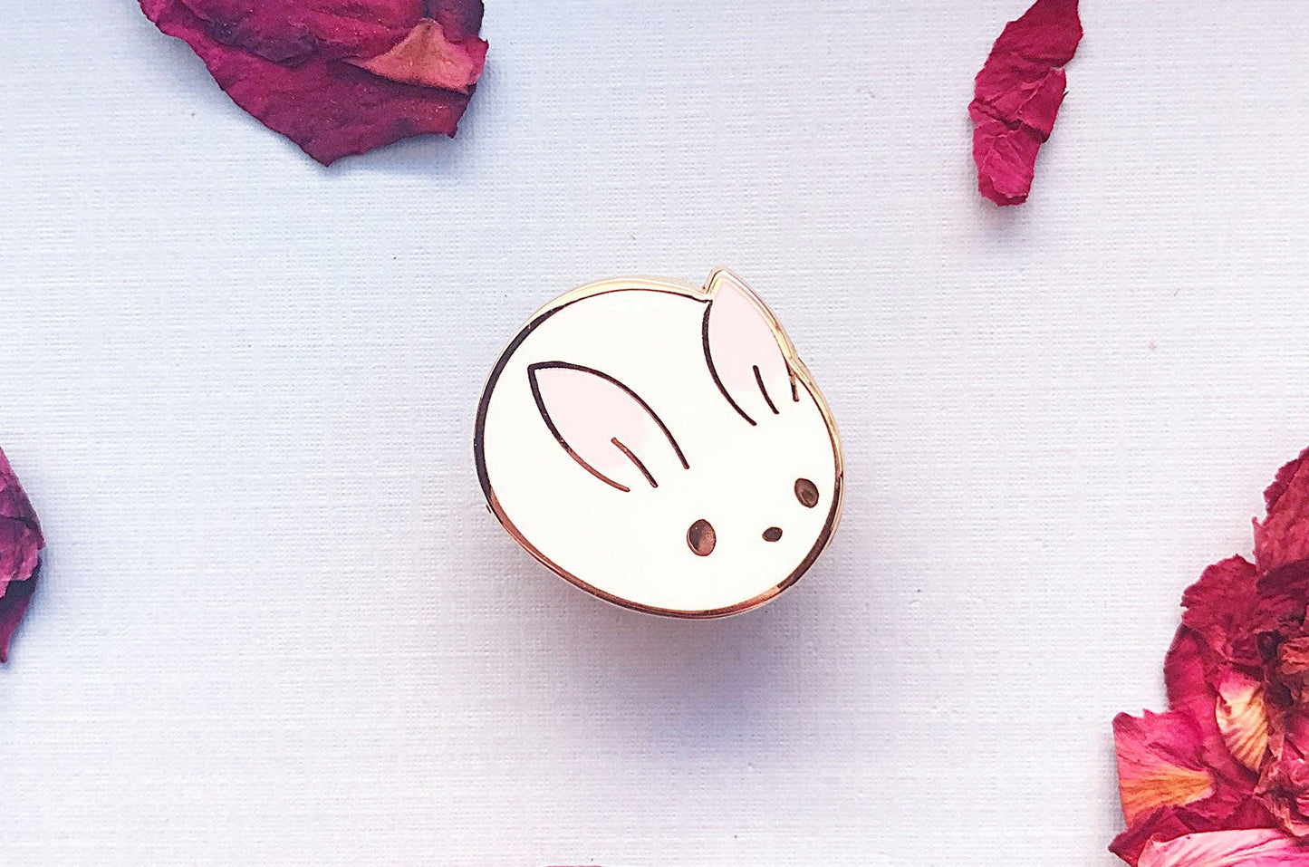 Bunny Bun Enamel Pin