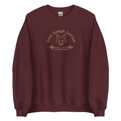 Officially Licenced Lucien ACOTAR Embroidered Crewneck Sweatshirt | SJM Merch