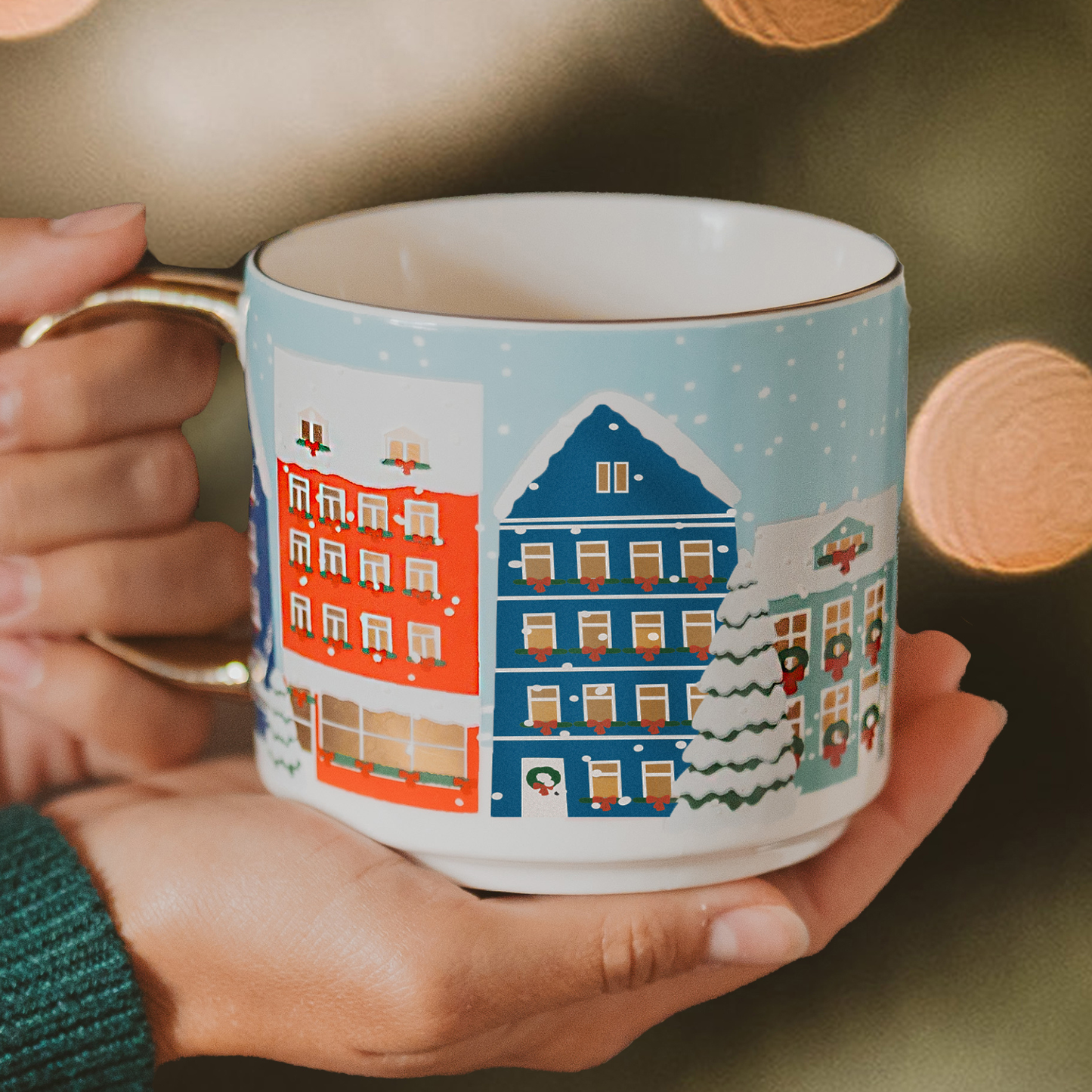 Christmas Village Coffee Mug - Christmas Decor & Gifts