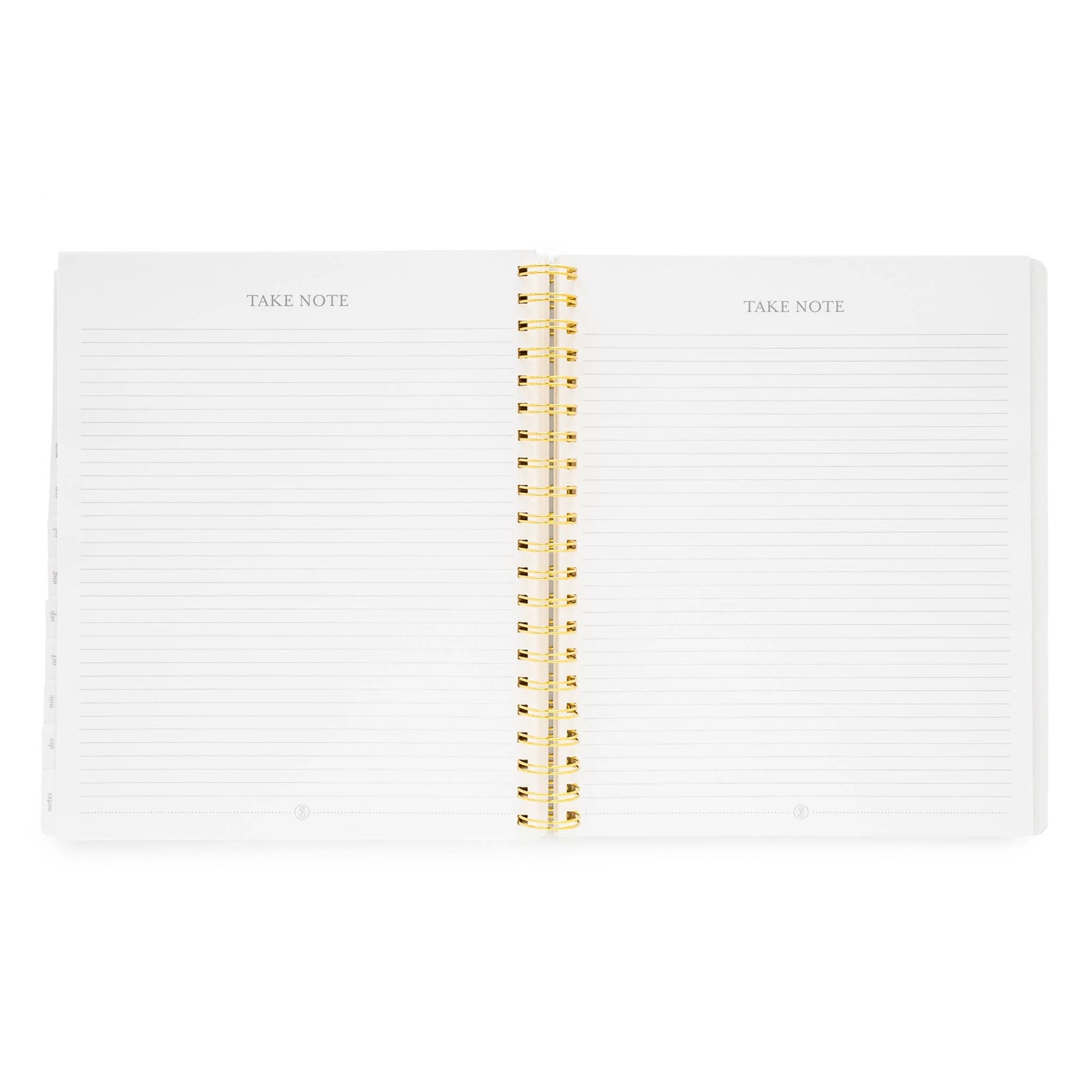 2025 Black Large Weekly Spiral Planner