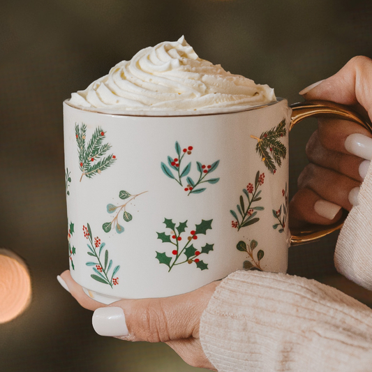 Greenery Coffee Mug - Christmas Decor & Gifts