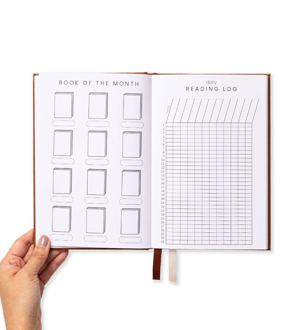 Book/Reading Journal Brown