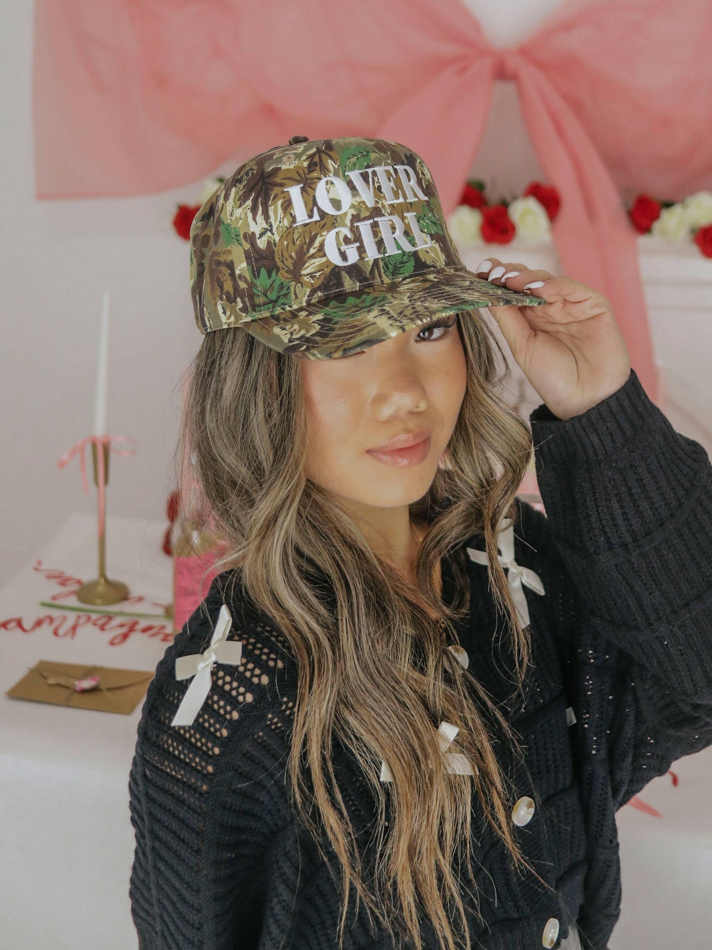 Lover Girl Camo Trucker Hat