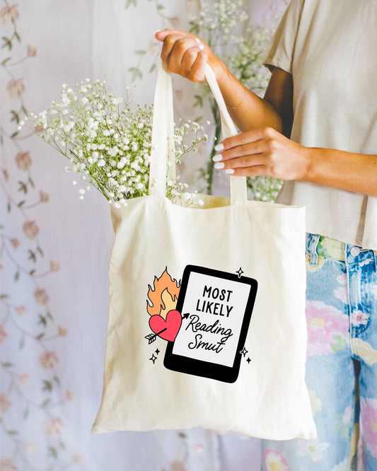 Most Likely Reading Smut Kindle Tote Bag