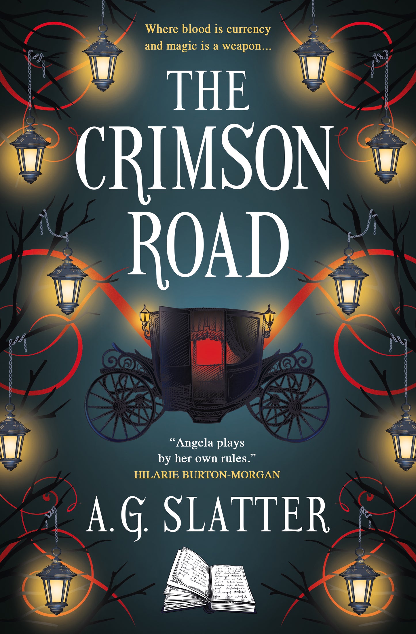 The Crimson Road - by Angela Slatter (Paperback)