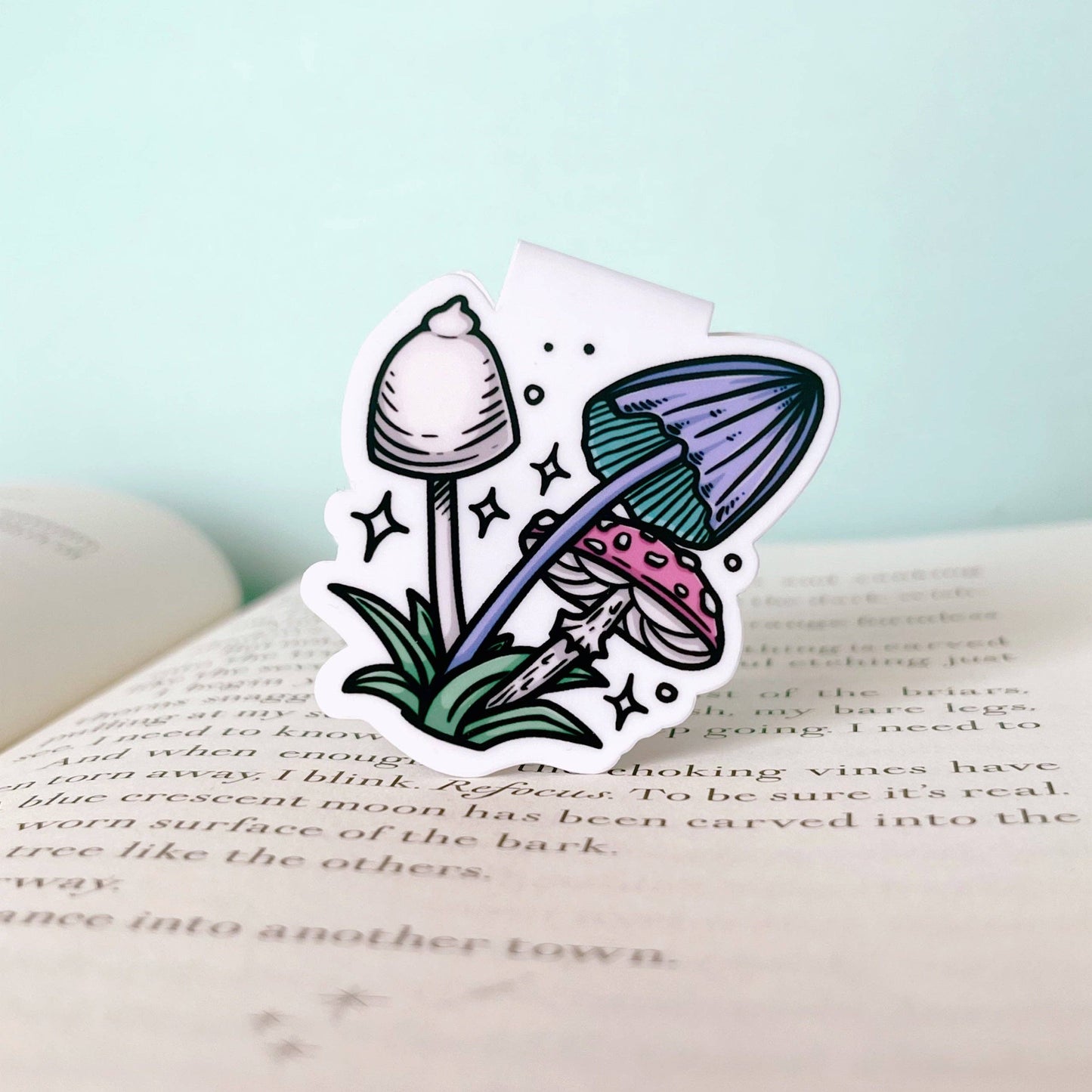 Mushrooms Magnetic Bookmark