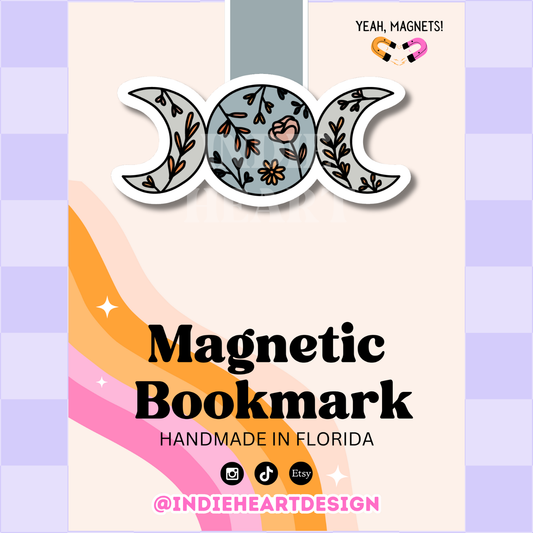 Triple Moon | Magnetic Bookmark
