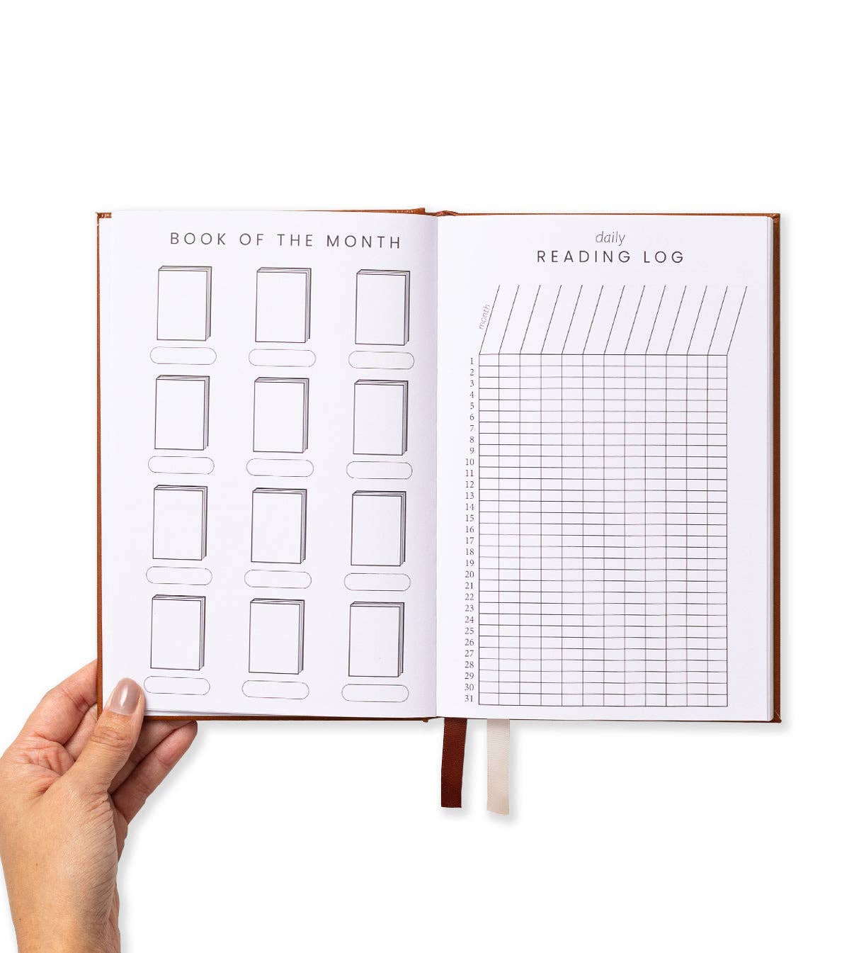 Book/Reading Journal Brown