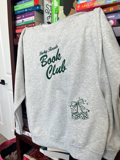 Lucky Reads Embroidered Sweatshirt- St. Patricks Day