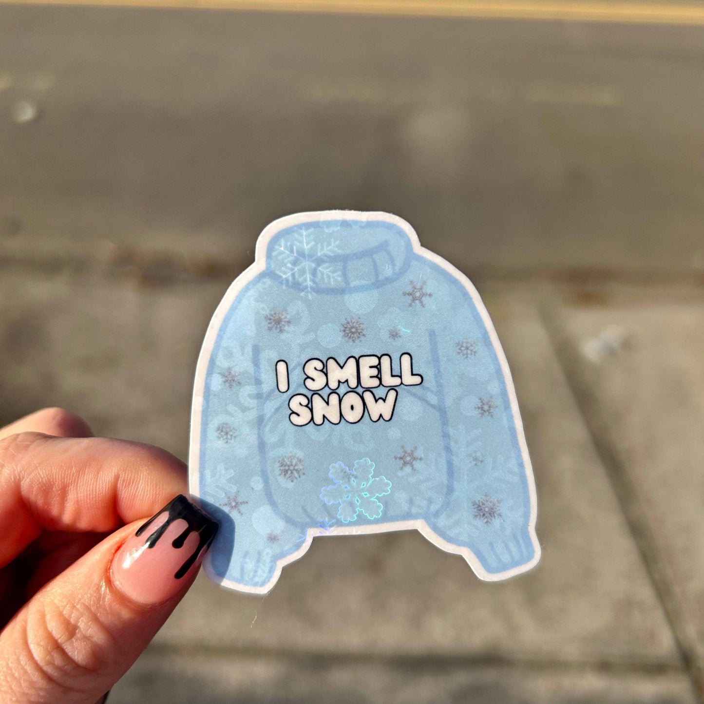 Gilmore Girls I Smell Snow Winter Sticker